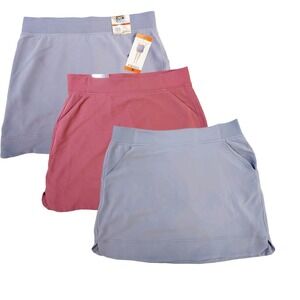 32 Cool Blue Skort Athletic Skirt Tennis Pickleball Golf Size Medium Lot Of 3